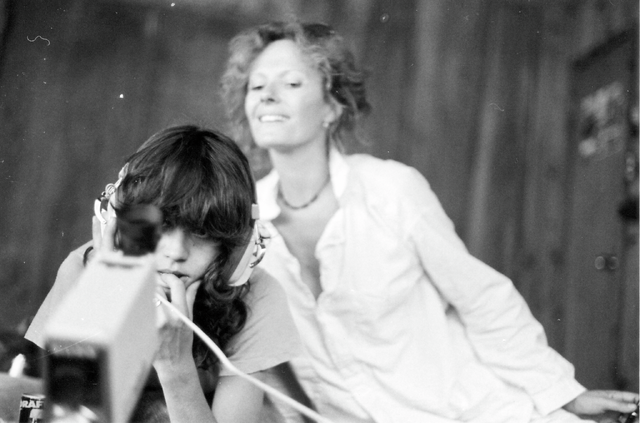 『美しく、黙りなさい』メイキング ©Families Seyrig and Roussopoulos Archive / Centre audiovisuel Simone de Beauvoir