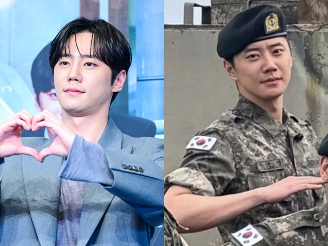軍服務中の俳優イ・ジュニョン、軍服姿で“大バズリ”中のダンスチャレンジを披露！【写真】