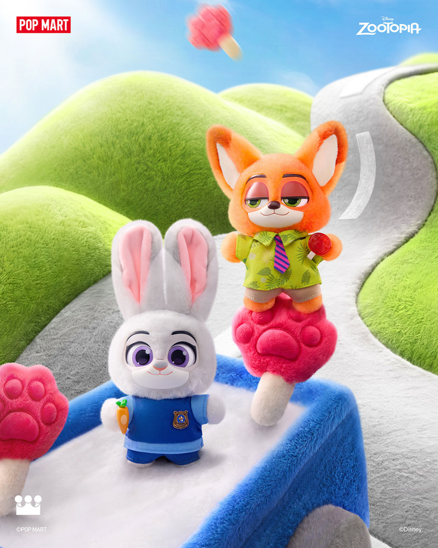 「Zootopia Ace Duo シリーズ ぬいぐるみキーホルダー」