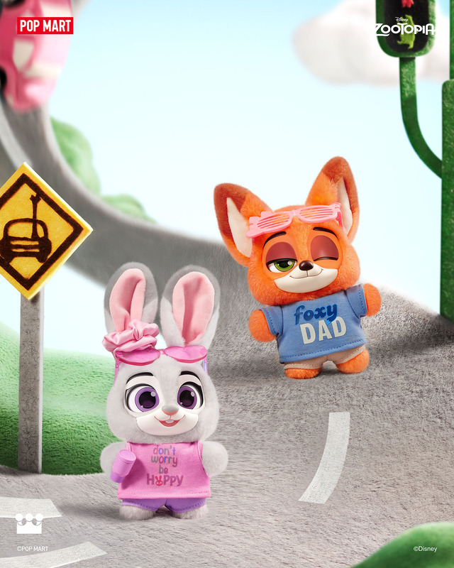 「Zootopia Ace Duo シリーズ ぬいぐるみキーホルダー」