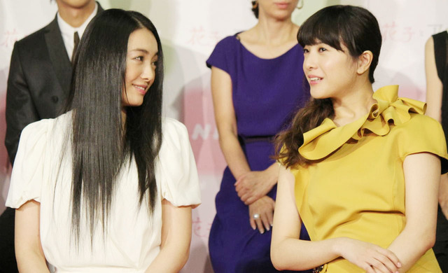「花子とアン」出演者発表会見／仲間由紀恵さん＆吉高由里子さん