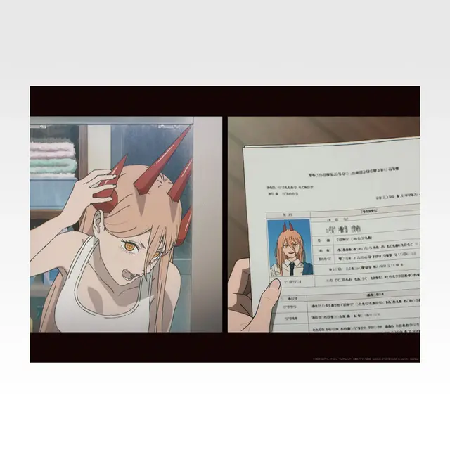 H賞 クリアポスター／© 2025 MAPPA／チェンソーマンプロジェクト ©藤本タツキ／集英社