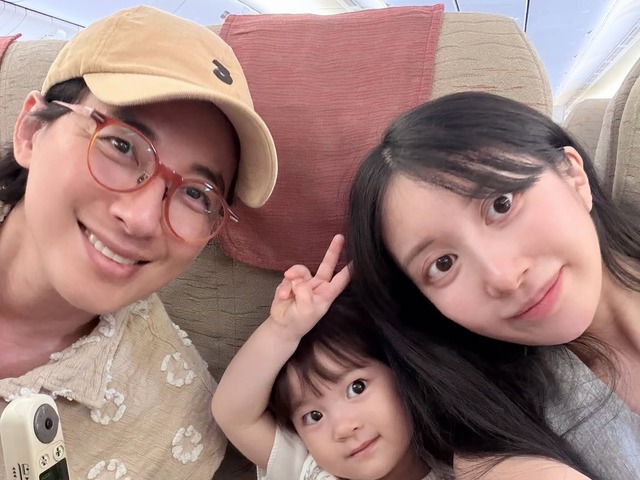 推しだった韓国スターと結婚した彩音さん、北海道マタニティ旅行から無事帰還！長女の成長に喜びも【写真】