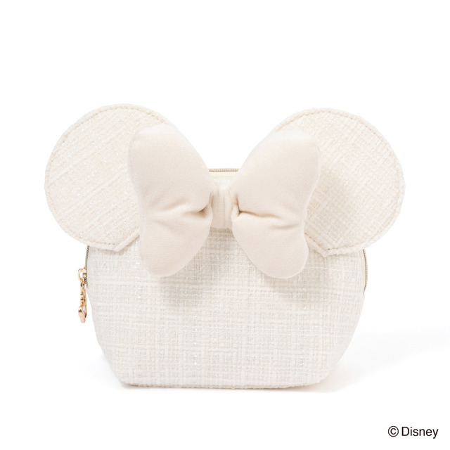ディズニー ミニーフェイス ポーチ各 3,000 円／© Disney