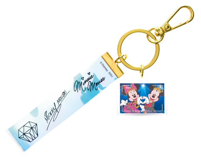 G賞 銀テープ風キーホルダー／© Disney