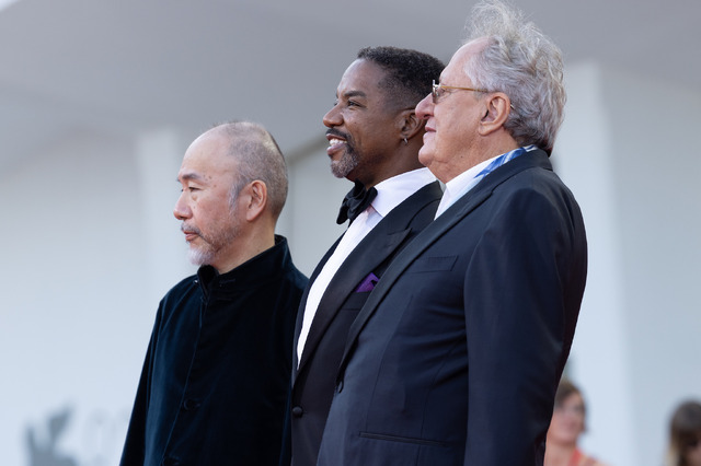 塚本晋也、ロドニー・ヒックス、ジェフリー・ラッシュ © Kazuko Wakayama