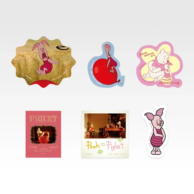 K賞 〈100エーカーの森〉フレークステッカー／© Disney. Based on the“Winnie the Pooh”works by A.A. Milne and E.H. Shepard.