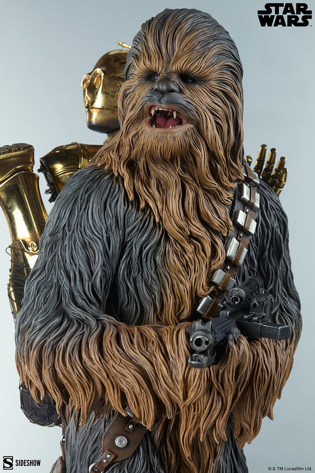 『スター・ウォーズ』 【プレミアム・フォーマット・フィギュア】チューバッカ＆C-3PO／170,000円（税込）