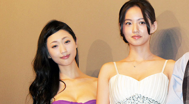 壇蜜＆間宮夕貴／『甘い鞭』初日舞台挨拶