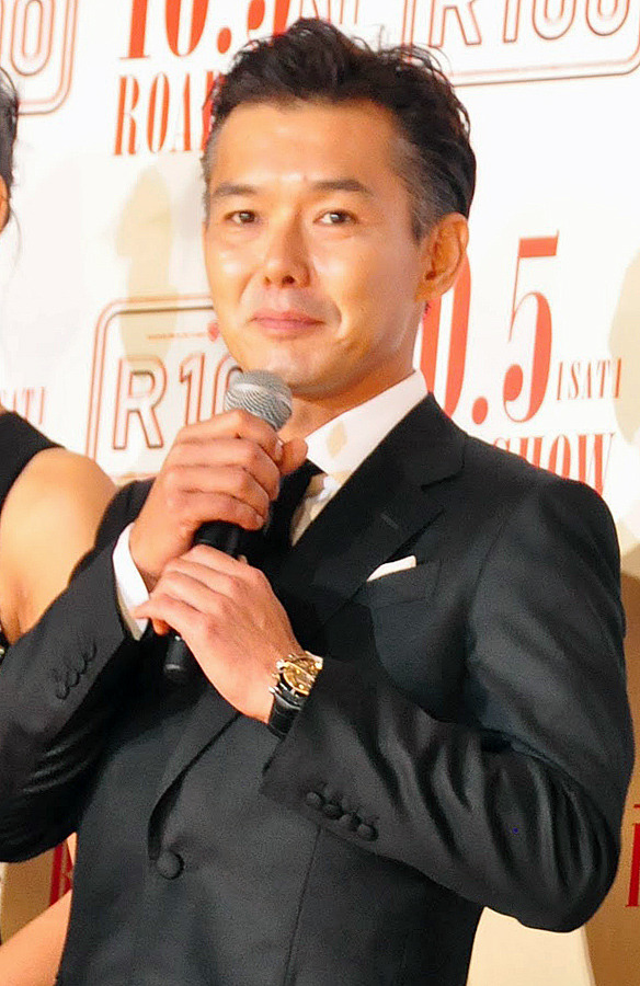 渡部篤郎／『R100』完成披露舞台挨拶