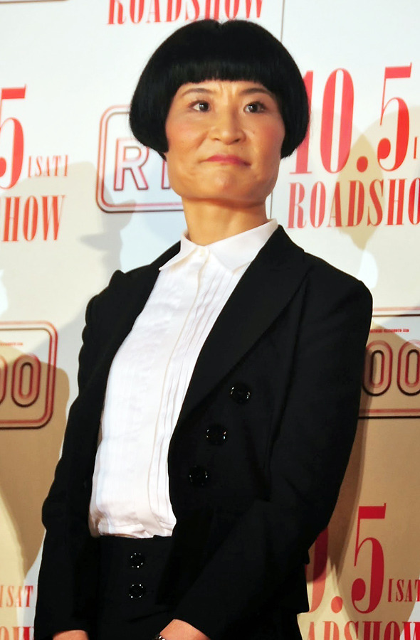 片桐はいり／『R100』完成披露舞台挨拶