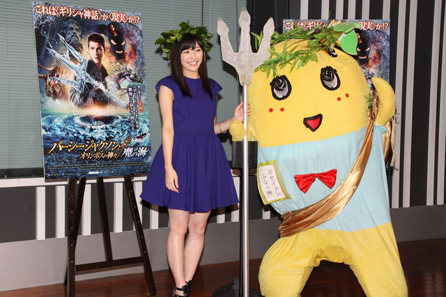 『パーシー・ジャクソンとオリンポスの神々：魔の海』アフレコ（渡辺麻友さん＆ふなっしー）