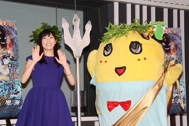 『パーシー・ジャクソンとオリンポスの神々：魔の海』アフレコ（渡辺麻友さん＆ふなっしー）