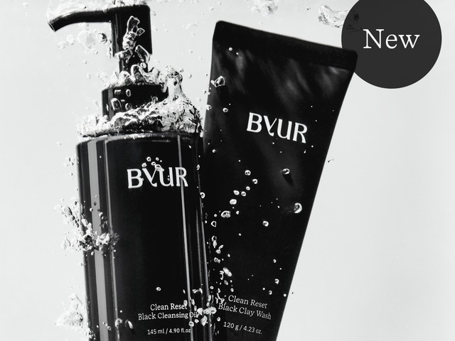 日韓共同開発コスメ「ByUR」酵素・炭・クレイで詰まり毛穴にアプローチ！黒のクレンジングオイル・洗顔フォーム新登場！