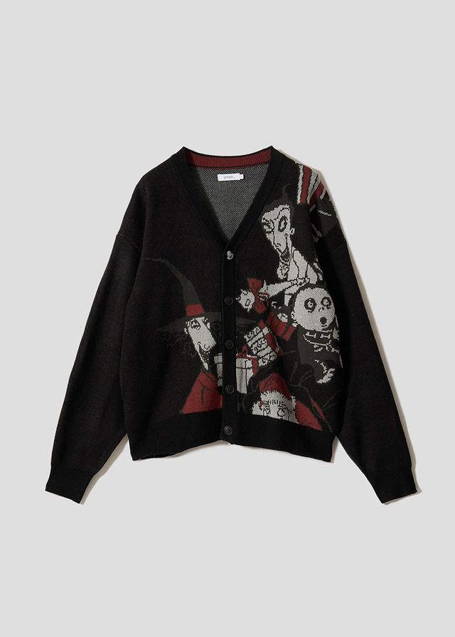 トリック・オア・トリート｜ジャカードニットカーディガン／¥7,900／©Disney