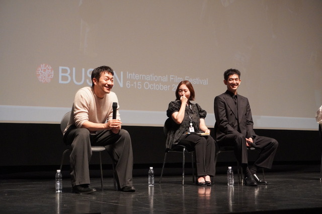 ソン・ソック、永山瑛太「プルンギル －青の道－」第31回釜山国際映画祭／photo：Ayako Ishizu