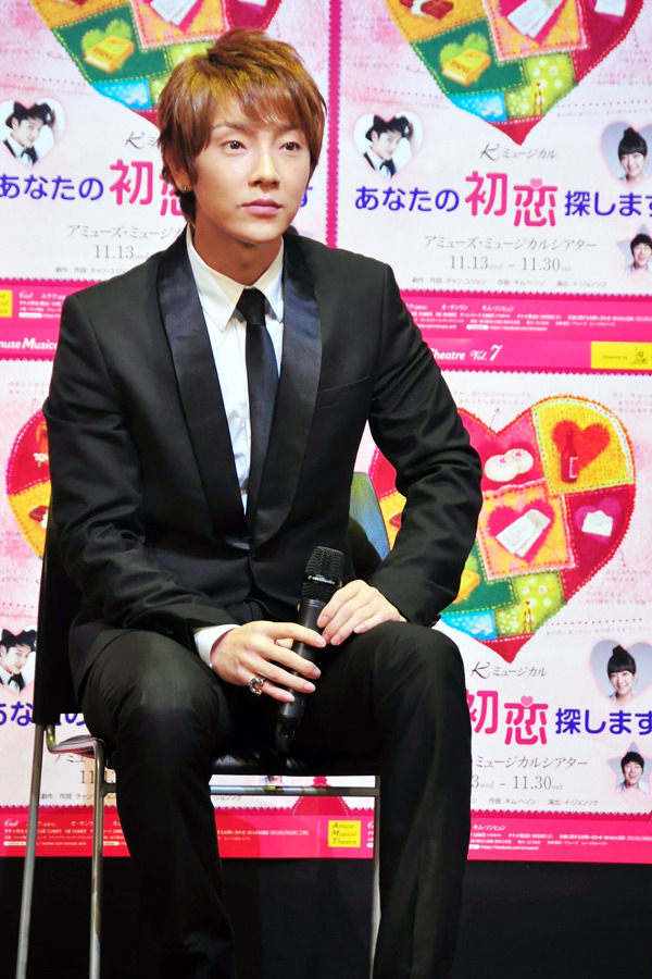 「超新星」ユナク／ミュージカル「あなたの初恋探します」記者会見