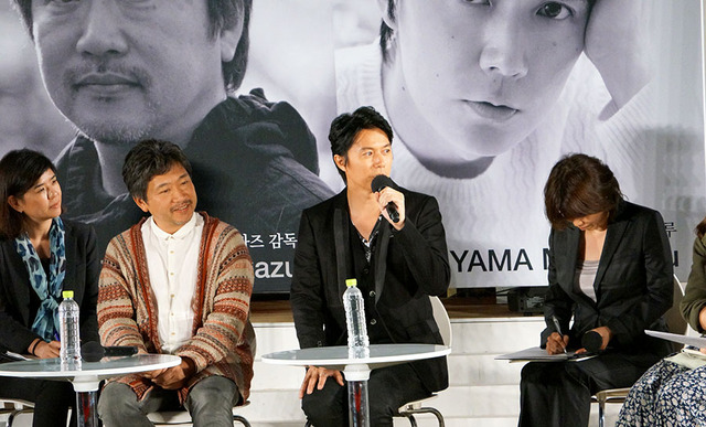 福山雅治＆是枝裕和監督／『そして父になる』 in 第18回釜山国際映画祭