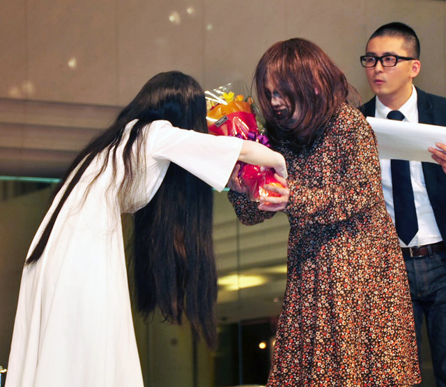 貞子＆ミア／『死霊のはらわた』ブルーレイ＆DVD発売イベント