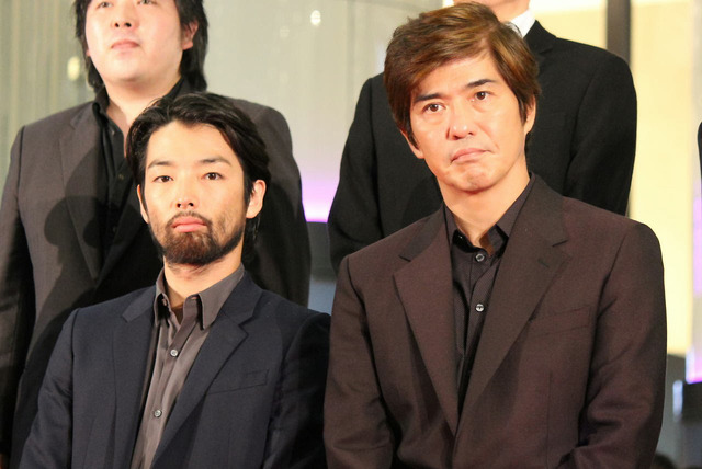 『人類資金』プレミア試写会（森山未來さん＆佐藤浩市さん）