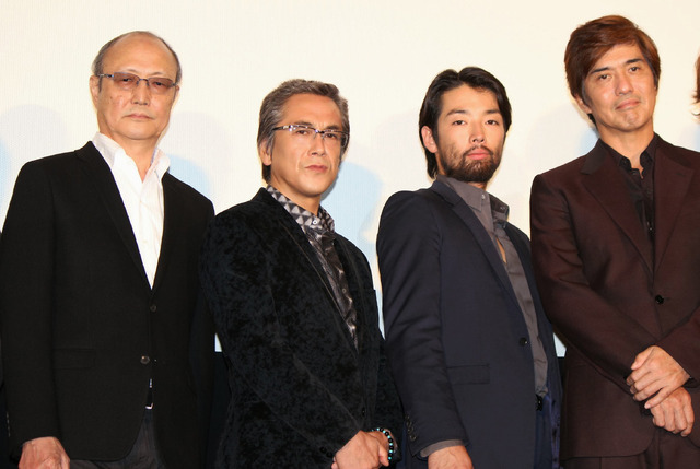 『人類資金』プレミア試写会（石橋蓮司さん＆寺島進さん＆森山未來さん＆佐藤浩市さん）