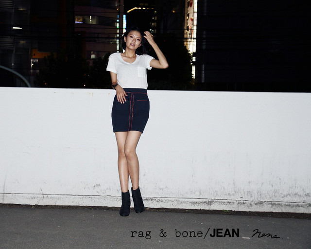 「rag ＆ bone / JEAN」広告で榮倉奈々は渋谷を舞台に撮影