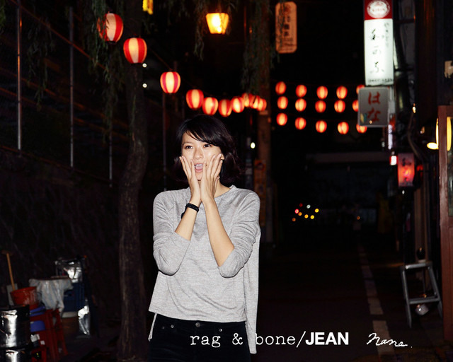 「rag ＆ bone / JEAN」広告で榮倉奈々は渋谷を舞台に撮影