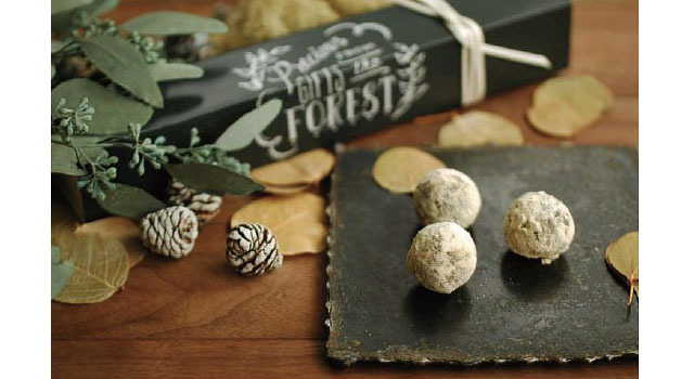 第3 弾 GREEN FINGERS「Precious Gifts From The Forest」11 月1 日（金）～30 日（土）までの期間限定で販売され、価格は1箱6個入りで2,100円。