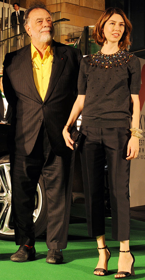 ソフィア・コッポラ（監督）＆フランシス・F・コッポラ（監督）／「第26回東京国際映画祭」グリーン・カーペット