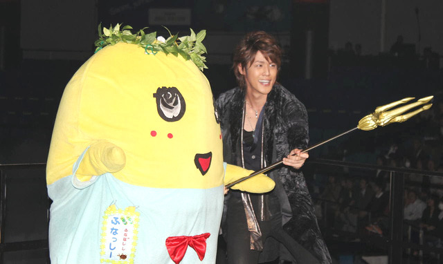 『パーシー・ジャクソンとオリンポスの神々：魔の海』ジャパン・プレミア（ふなっしー＆宮野真守）