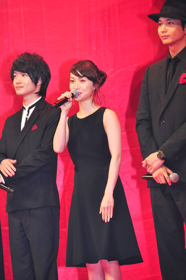 『SPEC ～結～漸ノ篇～』完成披露試写会（神木隆之介＆大島優子＆向井理）