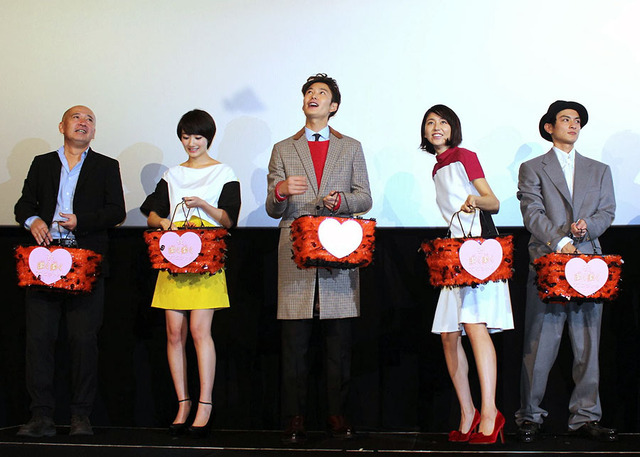 岡田将生＆長澤まさみ＆波瑠＆高良健吾＆新城毅彦（監督）／『潔く柔く きよくやわく』初日舞台挨拶