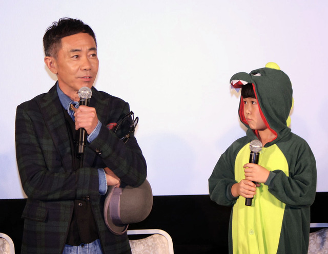 木梨憲武＆鈴木福／『ウォーキング with ダイナソー』製作発表会見