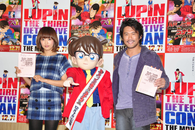 『ルパン三世vs名探偵コナン THE MOVIE』アフレコ収録（夏菜＆内野聖陽）