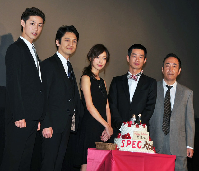戸田恵梨香＆加瀬亮＆岡田浩暉＆松澤一之＆載寧龍二／『SPEC ～結～ 漸ノ篇』大ヒット舞台挨拶