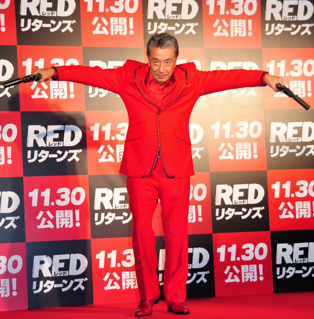 高田純次／『RED リターンズ』公開アフレコ