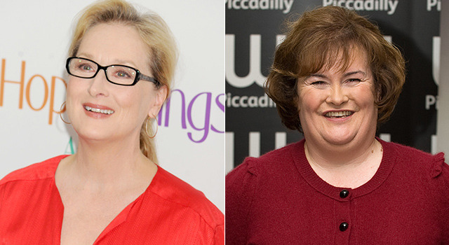 メリル・ストリープ＆スーザン・ボイル-(C) Getty Images