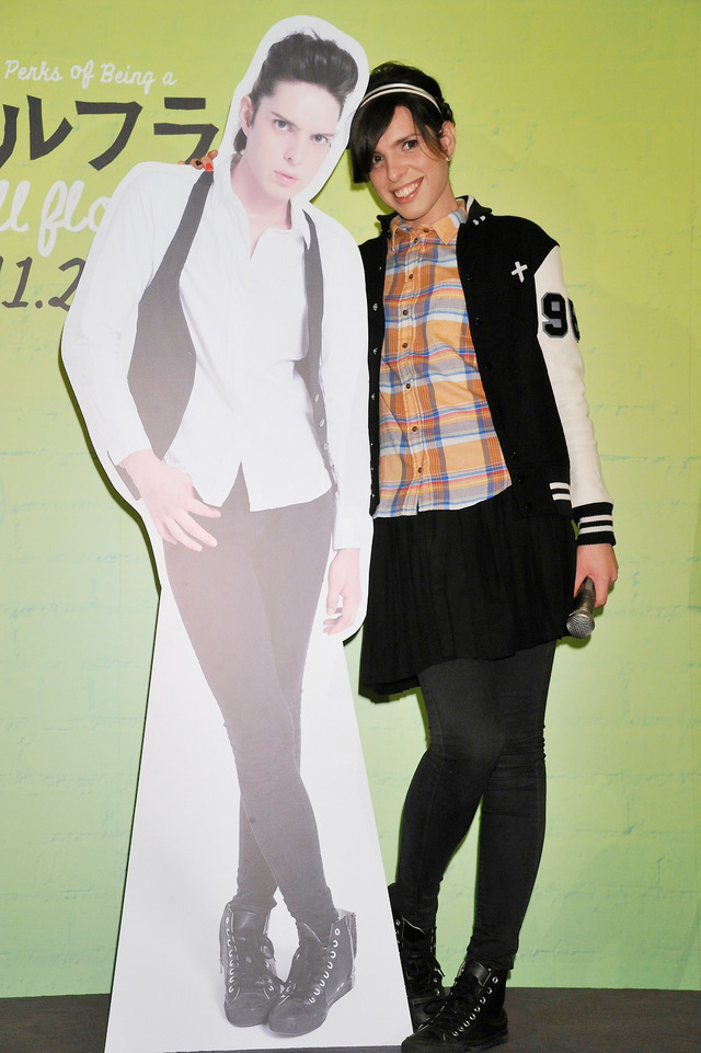 『ウォールフラワー』公開直前イベントに参加したIVAN