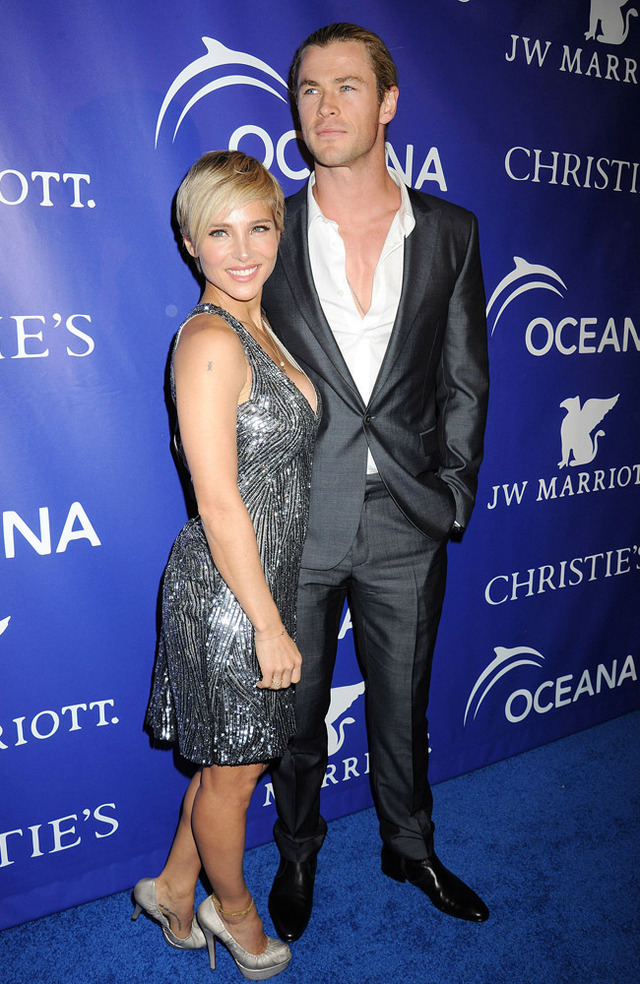 エルサ・パタキー＆クリス・ヘムズワース