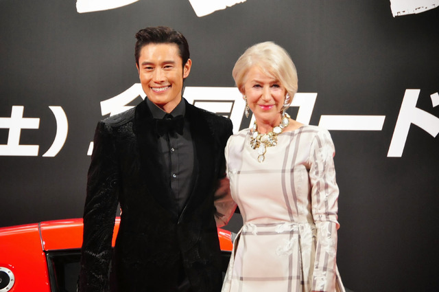 『RED リターンズ』ジャパン・プレミア・レッドカーペットイベント（イ・ビョンホン＆ヘレン・ミレン）