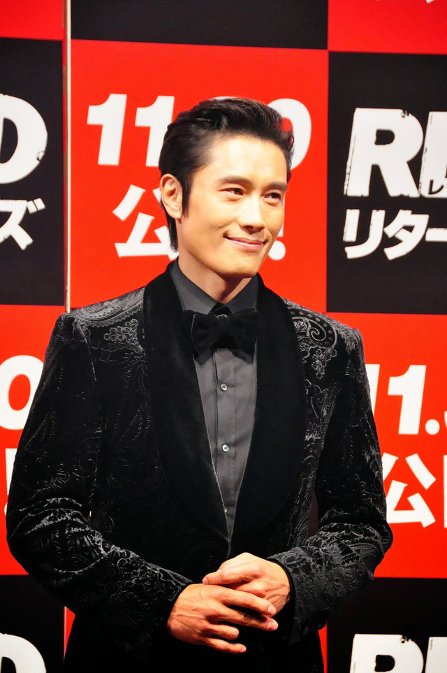 『RED リターンズ』ジャパン・プレミア・レッドカーペットイベント（イ・ビョンホン）