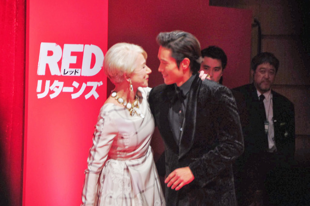 『RED リターンズ』ジャパン・プレミア・レッドカーペットイベント（ヘレン・ミレン＆イ・ビョンホン）