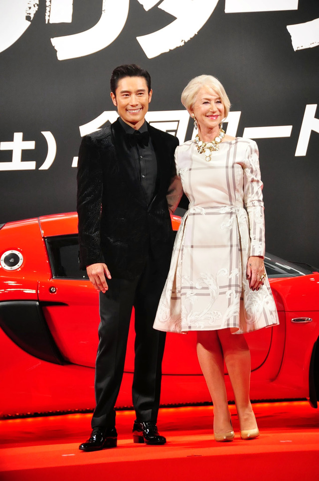 『RED リターンズ』ジャパン・プレミア・レッドカーペットイベント（イ・ビョンホン＆ヘレン・ミレン）