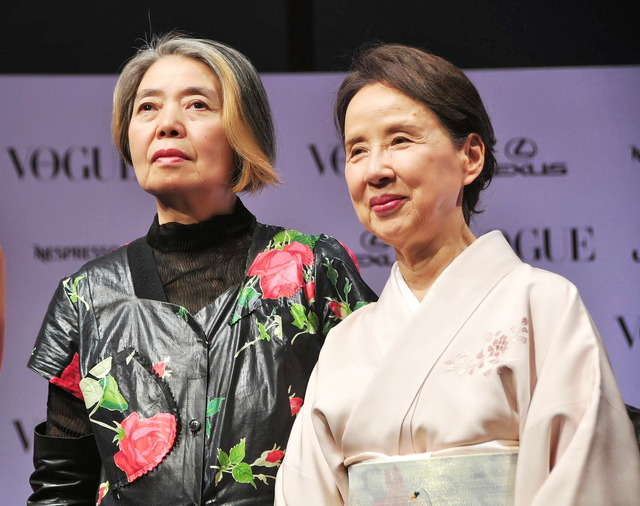 「VOGUE JAPAN Women of the Year 2013」授賞式（樹木希林＆八千草薫）