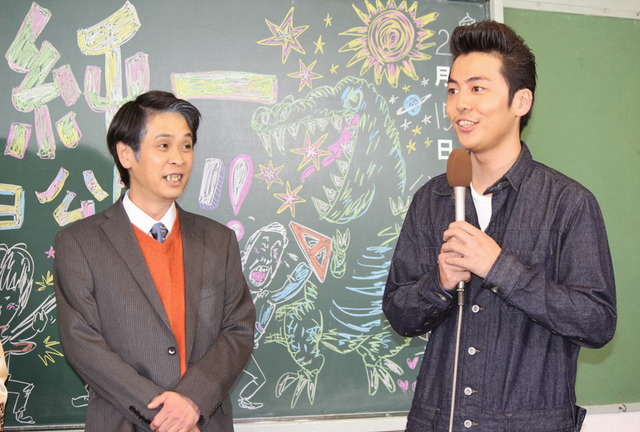 森下能幸＆森岡龍／『ハロー！純一』完成報告会見