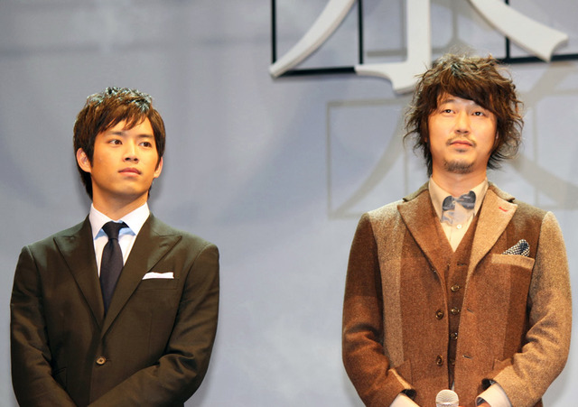 新井浩文＆三浦貴大／『永遠の0（ゼロ）』完成披露舞台挨拶