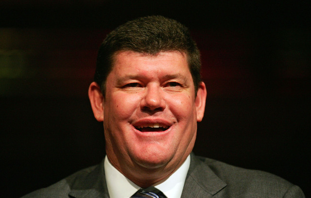 ミランダ・カーとうわさされているオーストラリアの億万長者ジェームズ・パッカー