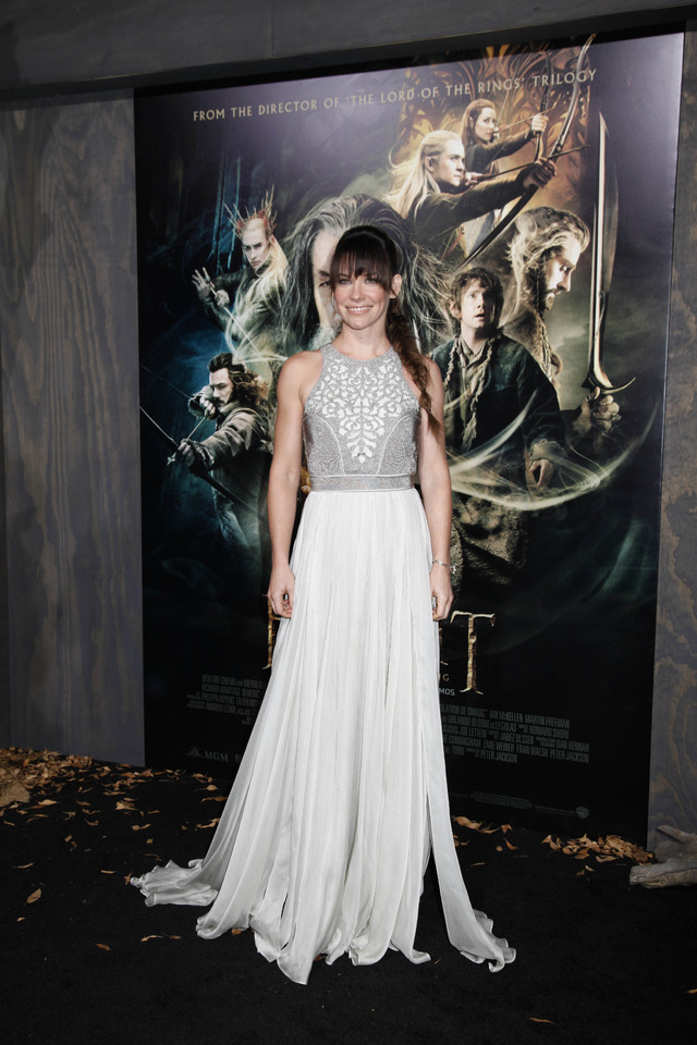 『ホビット』ワールド・プレミア（エバンジェリン・リリー）