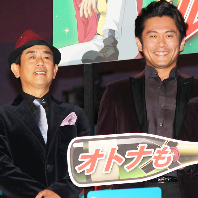 内野聖陽＆栗田貫一（ルパン三世役）／『ルパン三世 vs 名探偵コナン THE MOVIE』初日舞台挨拶