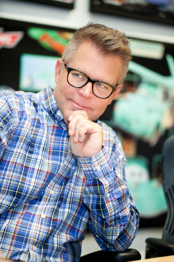 ディズニー・トゥーン・スタジオ（ロサンゼルス）にて／『プレーンズ』クレイ・ホール（監督）＆トレイシー・バサザール＝フリン（プロデューサー）